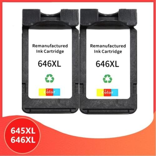 2Pack Color PG645 CL646 XL ink cartridge replacement for Canon PG-645 CL-646 PG 645 CL 646 Pixma MG2460 MG2560 MG2960 MG2965
