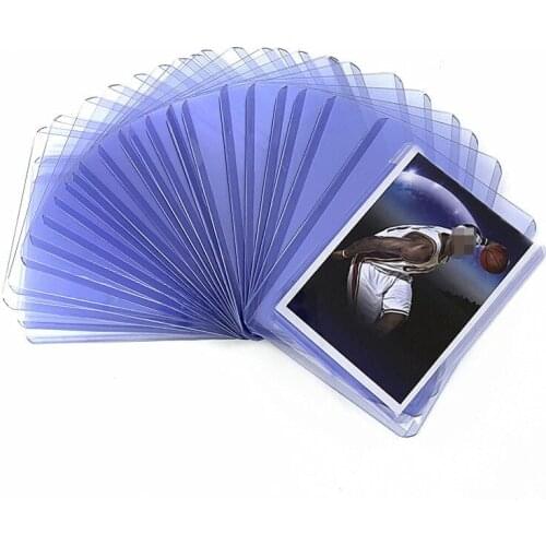 25pcs Star card holder pvc35PT game card holder double-sided transparent outer layer protection business card collection Cards