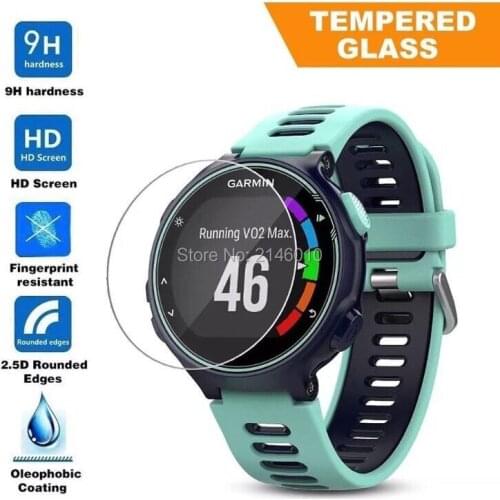 5pc/lot 9H Hard Tempered Glass Watch Screen Protector Guard Band for Garmin Vivoactive 3 Vivoactive HR Forerunner 235 630 735XT