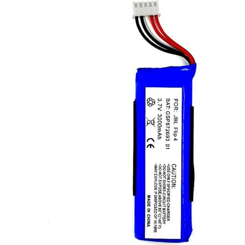 In stock GSP872693 01 3.7v 3000mah battery For JBL Flip 4 /Flip 4 Special Edition Battery Home delivery+Tracking number