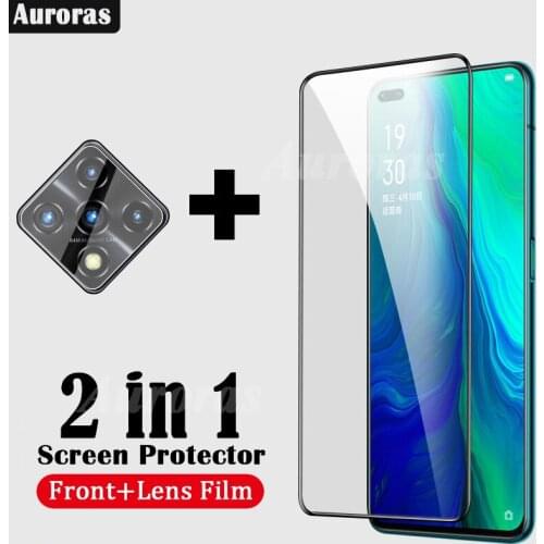 Auroras 2 in 1 Film For Infinix Zero8 Screen Protector Tempered Glass For Infinix Zero 8i Lens Protector Glass Film