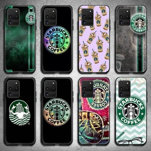 Coffee Milk Tea Brand Phone Case For Samsung Galaxy S21 Plus Ultra S20 FE M11 S8 S9 plus S10 5G lite 2020