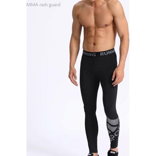 Running Pants Men Compression Leggings Sweat Gym Jogging Pants Fitness Clothing Squat-proof Leggings Training the basic layer