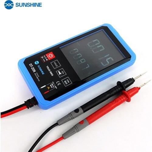 SUNSHINE Digital Multimeter Touch Screen Fully Automatic High Precision Color AC DC Voltage Current Resistance Measuremen DT-20N