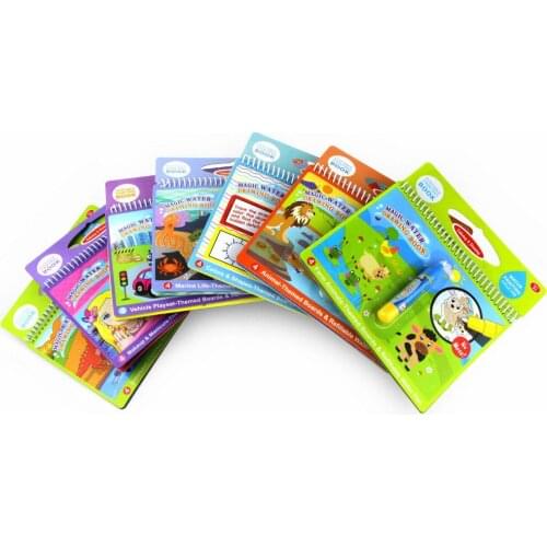 Childrens Baby Water Painting Can Be Used Repeatedly Graffiti This Magical Graffiti Colorful Water Album Water Book Kids Crafts