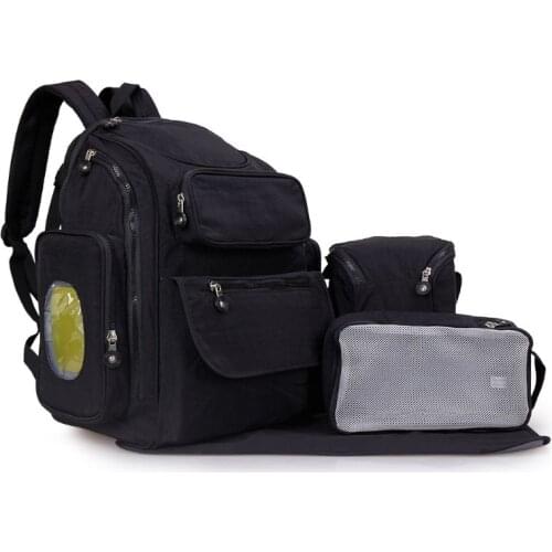 Baby Diaper Backback Large Capacity Mummy Nappy Bag Multifunctional Casual Travel Daypack with Changing Pad Insulated Wet H9ED