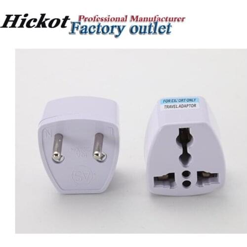 European Two Round Socket Travel Adapter Korean Russian Power Plug Converter buy 1 get 2