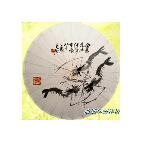 [ Fly Eagle ] Free Shipping Paper Shrimp Sport Umbrellas Parasol Umbrella 84cm diameter