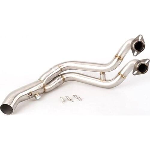 MT07 Front Pipe Motorcycle Exhaust Muffler Modified Front Pipe Slip-On Muffler Exhaust For MT-07 2014 2015 2016 2017 2019 FZ07