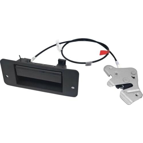 JFBL Hot Auto Parts Door Handle Handrail Hinged Rear Door Latch with Handle for 92-09 Ford E-150 E-250 E-350 6C2Z15264A01AA