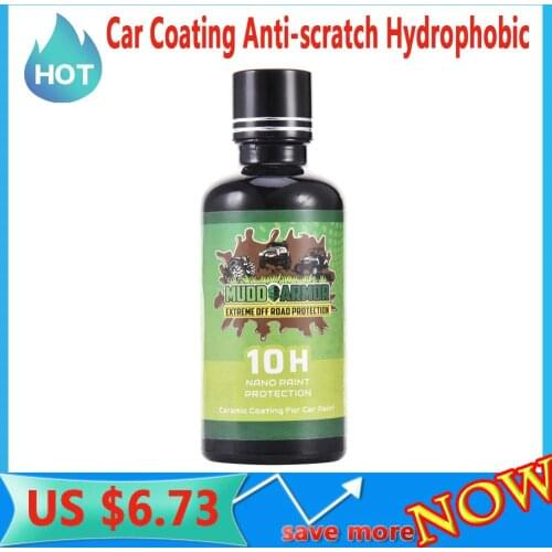 Ceramic Car Coating Liquid Glass Waterproof Nano Materials Paint Care Anti-scratch Super Hydrophobic Coat 50ml 10H Repairing Hot