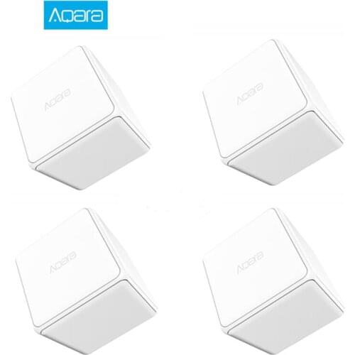 Aqara Magic Cube Controller Zigbee Version Controlled Six Actions with Phone App for Smart Home Device TV Smart Socket