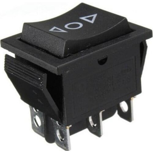 Car Boat DPDT 6 Pin Rocker Switch AC 250V/10A 125V/15A for Car Boat Power Window Sunroofs Control Switch