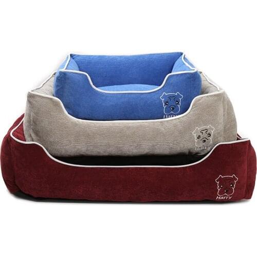 Pet Dog Bed Mat Removabl Puppy Bench Sofa For Small Medium Large Dogs Teddy Chihuahua Bulldog Lounger Pet Kennels House For Cat