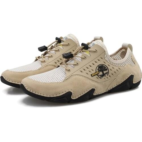 Summer 2021 Men Shoes Loafers Driving Trendy Shoes Wear-Resistant Versatile