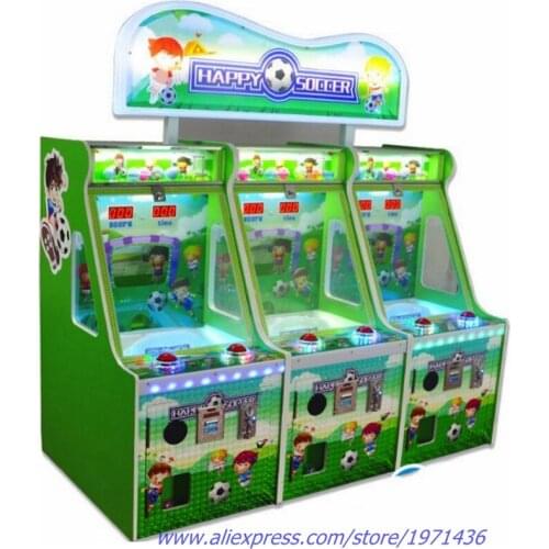 Amusement Equipment Coin Operated Arcade Machine Tickets Redemption Football Soccer Ball Shooting Game Machine For Kids