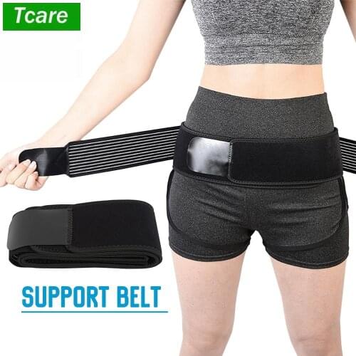 Tcare Unisex Sacroiliac Si Hip Belt - Immediate Relief for Sciatica Pelvic Lower Back Lumbar and Leg Pain, Anti-Slip Back Braces