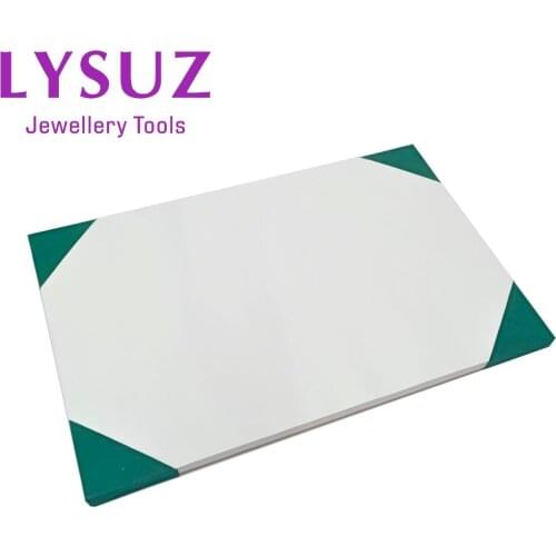 Diamond Sorting Pads Gemstone Diamond Color Grading White Paper Sorting Tray Professional Gemological Tools