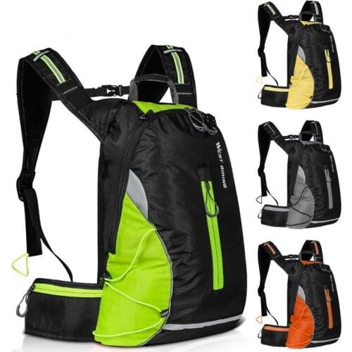 16L Sports Cycling Backpack Water Resistant Ultralight Reflective Bicycle Bag Outdoor Hiking Mountain Climbing Travel Backpack