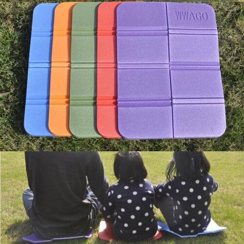 Camping Mat Folding Portable Moisture-Proof Waterproof Prevent Dirty Small Cushion Thicken Outdoor Picnic Mat Beach Pad