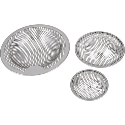 7.5cm Stainless Steel Bathtub Hair Catcher Stopper Shower Drain Hole Filter Trap Kitchen Metal Sink Strainer