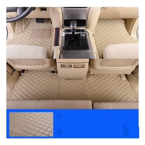 High quality! Custom special car floor mats for Toyota Land Cruiser 200 5 seats 2020-2007 waterproof car carpets for LC200 2019