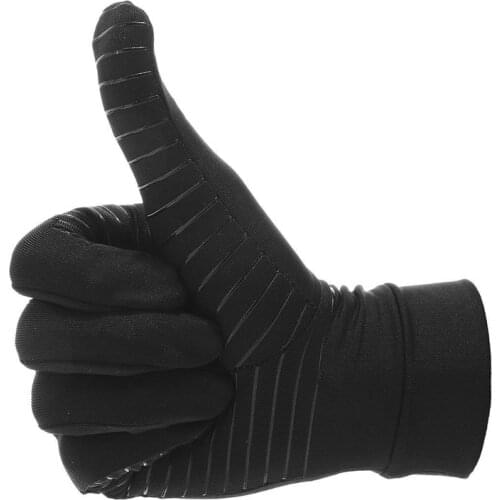 1 Pair Womens Mens Copper fiber Therapy Compression Gloves Hand Arthritis Joint Pain Relief Half Full Finger Therapy Gloves