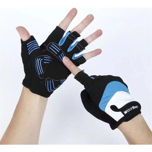 2021 Outdoor sports gloves fitness climbing mountaineering breathable non-slip wrist gloves half finger riding tactical gloves