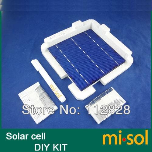 40 pcs POLY 6x6 4.3W solar cells DIY kit for solar panel, flux pen, bus tabbing