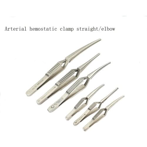 Arterial Vascular Clip Surgical Experiment Medical Stainless Steel Tools and Instruments