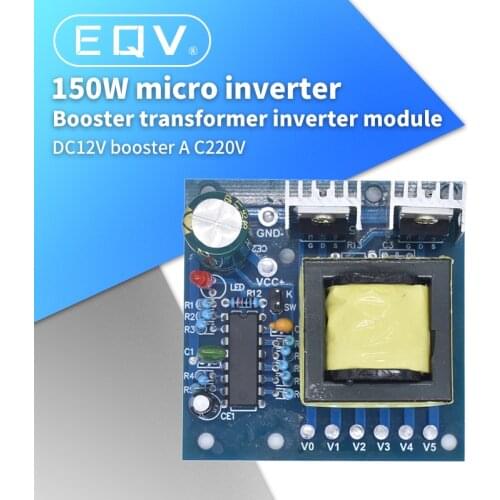 150W Car DC 12V to AC 110V 220V 20KHZ Power Inverter Charger Converter Boost Board high frequency square wave
