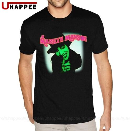 Marilyn Manson Smells Like Children T Shirts Guys Oversize Tee Shirt Homme Short Sleeve Cheap Price Brand Apparel