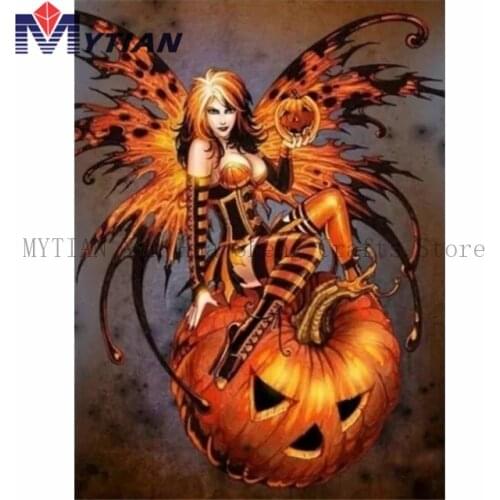 DIY 5D Diamond Painting Halloween Decoration Diamond Embroidery Full Round Square Drill Needlework Cross Stitch Gift Home Decor