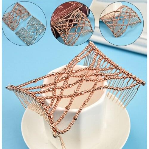 1PC Hair Comb Beads Double Elastic Hair Dryer Headdress Fashion Magic Women Headwear Hair Ornament Hair Accessories