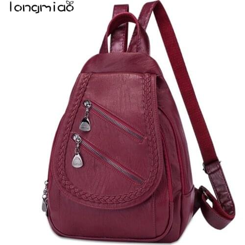 Longmiao Womens Casual Backpacks