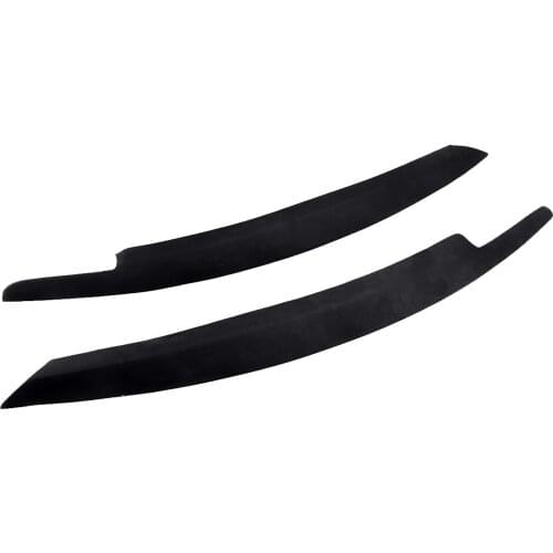 2pcs Front Headlight Headlamp Eyebrows Eyelids Cover Trim Decor Decoration Fit For VW CC 2013 2014 2015 2016 2017