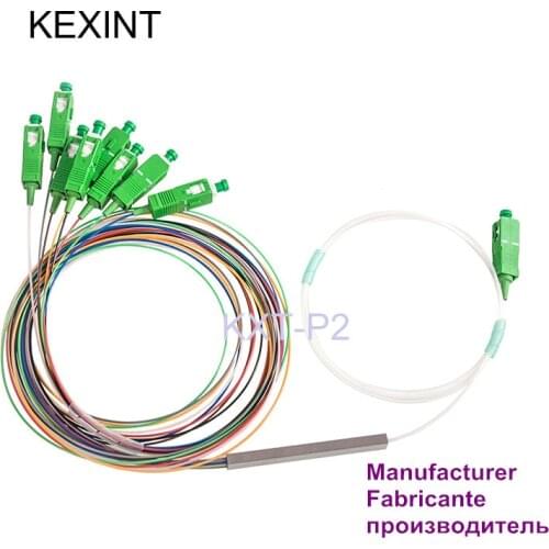 Wholesale Fiber optical PLC splitter 1*8 0.9 SC/APC / 10Pieces