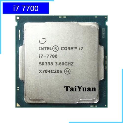 Intel Core i7-7700 i7 7700 3.6 GHz Quad-Core Eight-Thread CPU Processor 8M 65W LGA 1151