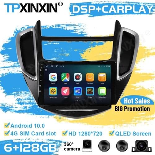 Radio Stereo Receiver Android For Chevrolet Trax Chevrolet Tracker 2013 2014 2015 2016 2017 2018 GPS Player Auto Audio Head Unit