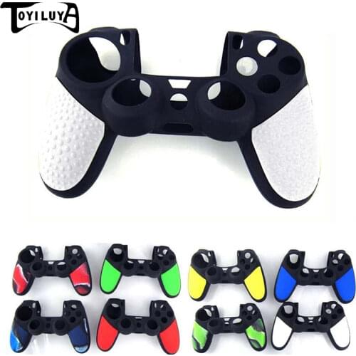 Silicone Case Soft Silicone Cover Protection Skin For Sony Playstation 4 Dualshock 4 PS4 Pro/Slim Controller