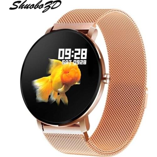 ShuoboZD K9 Smart Watch 1.3inch Full Touch Pedomete Smart Bracelet Heart Rate Monitor Wristband Bluetooth IP68 Waterproof Watch