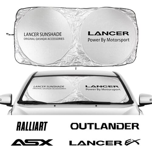 Car Windshield Sunshade for Mitsubishi ASX Campetition Colt Delica Evolution L200 Lancer Lancer EX Outlander Ralliart Triton