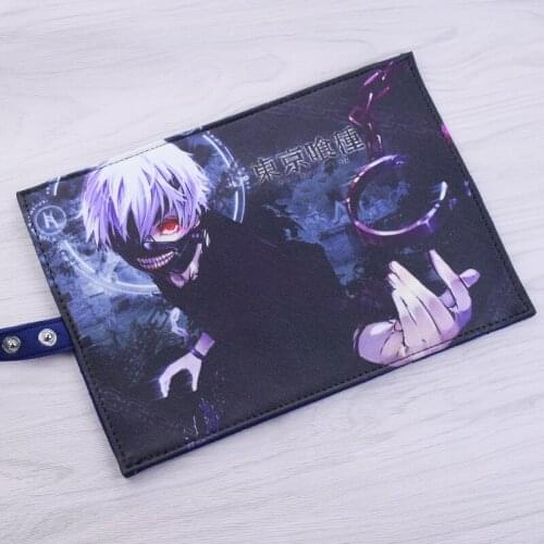 Anime Tokyo Ghoul Pencil Bag kaneki ken Art Painting Storage Bag Roll Up Pouch Portable School Supplies Stationery Pencil Case