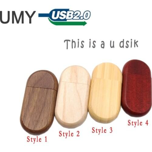 Pendrive wooden usb flash drive 4GB 8GB 16GB 32GB 64GB real capacity memory stick u disk personalized gift pen drive flash drive