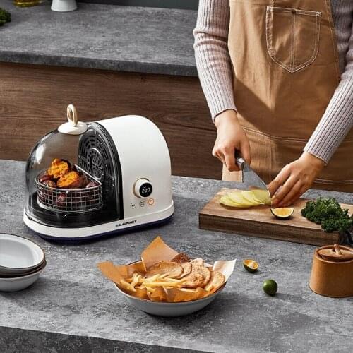 Capsule Style Air Frying Pot 220V Electric French Fries Machine 3L Capacity Household Chicken Bake Oil Free Air Fryer 720W
