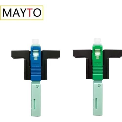 High Quality SC APC SM Single-Mode Optical Connector FTTH Tool Cold Connector Tool SC UPC Fiber Optic Fast Connnector