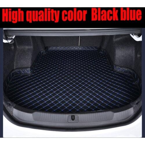 Custom car Trunk mats Case for Toyota Camry Corolla RAV4 Mark X Crown FJ Cruiser leather Anti-slip carpet liner