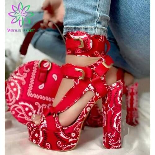 New Arrival Women Sandals Elegant Nigerian Woman Pumps Shoe for Party Rhinestone Slippers Sexy Peep Toe Party Shoes Italian Shoe