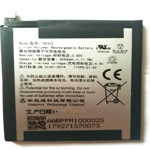 3.85V Original Quality HE323 cell phone Battery for Essential Phone PH-1 3040mAh With repairTools