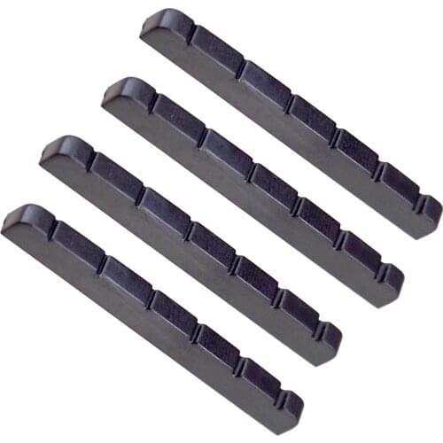 4 pcs Electric Guitar 6 String Nut Cattle Bone Slotted Style Guitars Replacement Stable & Durable